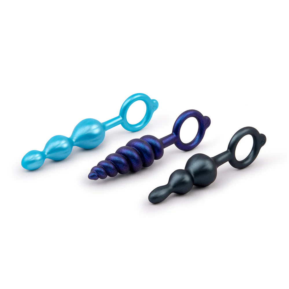 b-Vibe - Beaded Butties Bundle 3-Piece Anal Plug Set