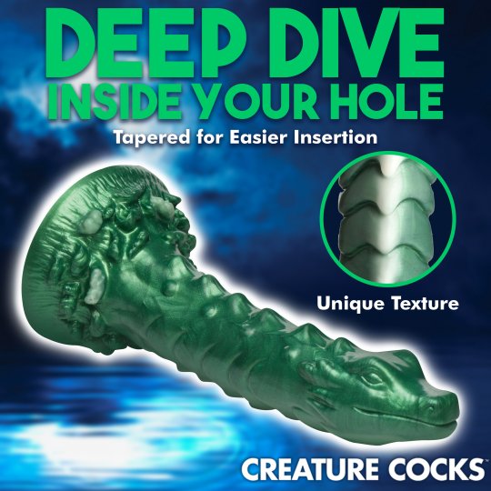 Creature Cocks - Cockness Monster Lake Creature - Silicone Dildo