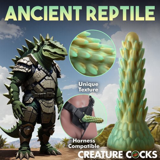 Creature Cocks - Stegosaurus Spiky Reptile Dildo