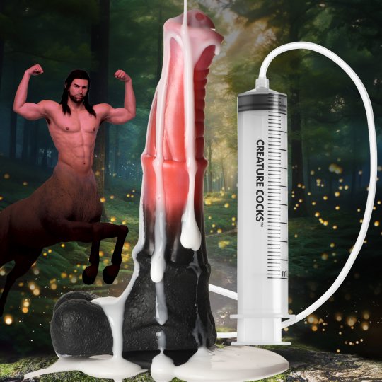 Creature Cocks - Centaur Explosion Squirting Dildo