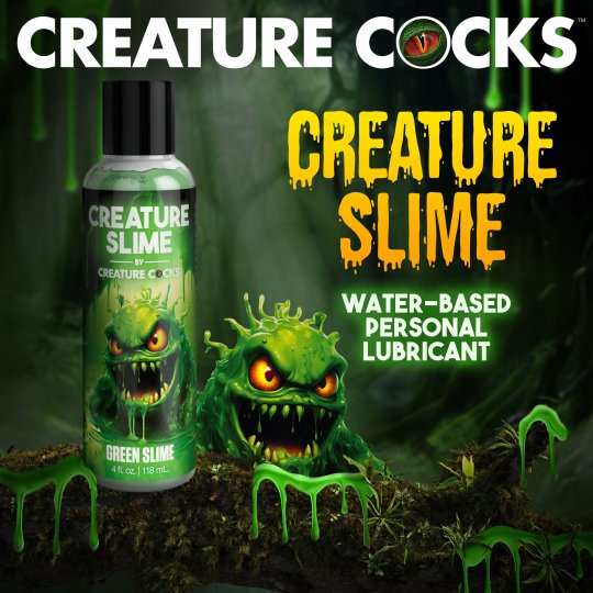 Creature Cocks - Green Creature Slime Water-Based Lubricant