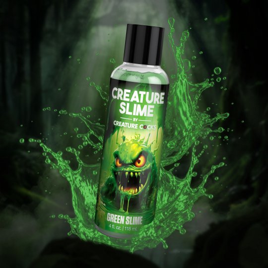 Creature Cocks - Green Creature Slime Water-Based Lubricant