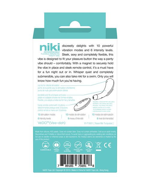 Vedo - Niki Rechargeable Panty Vibe