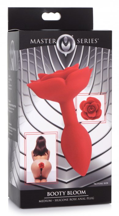 Master Series - Booty Bloom Silicone Rose Anal Plug