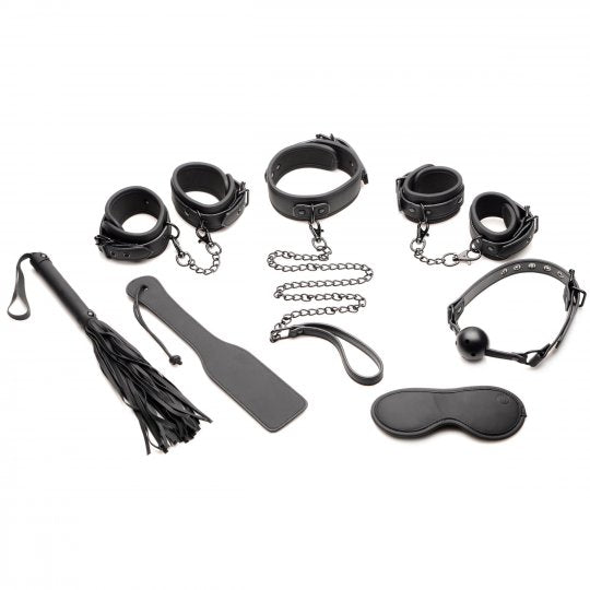 Master Series - Master of Kink 10 Piece Bondage Set