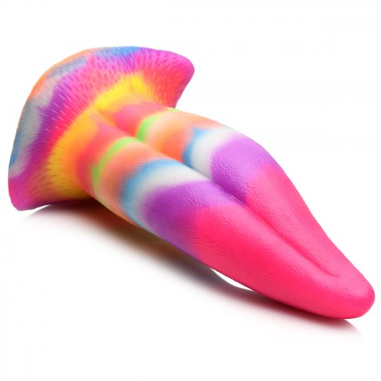 Creature Cocks - Unicorn Kiss Unicorn Tongue Glow-in-the-Dark Silicone Dildo